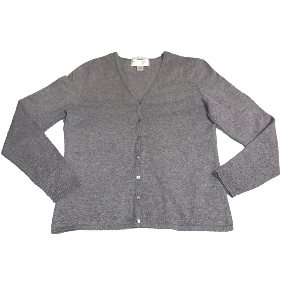 Petite Sophisticate Cashmere & Silk Blend Cardigan
